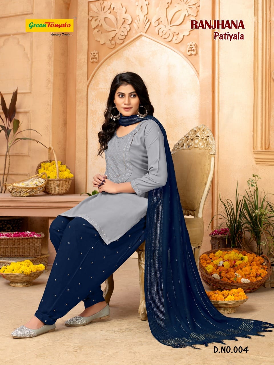 Ranjhana Patiyala Regular Ethnic Wear Heavy Rayon Ready Made Collection